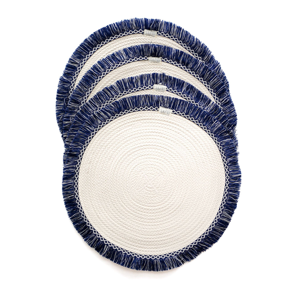 Individuales felcos azules set de 4