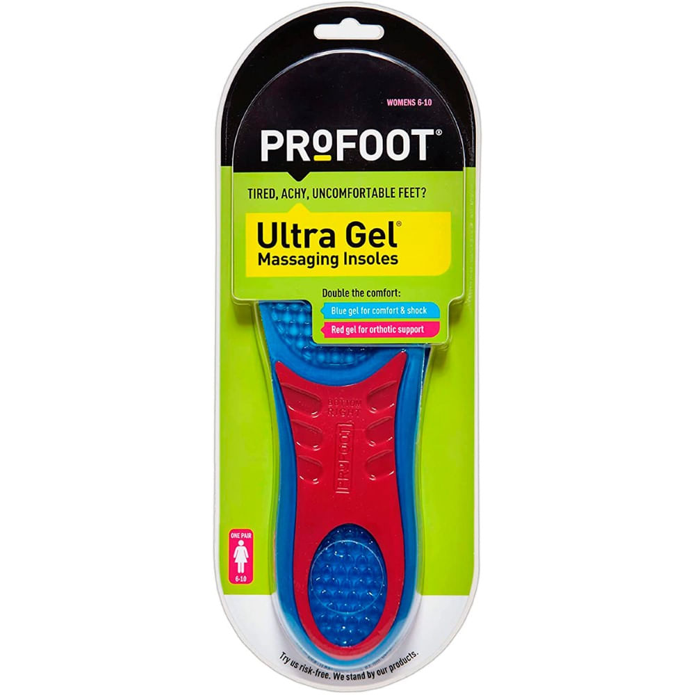 Plantillas ultra gel mujer profoot x1 par profoot