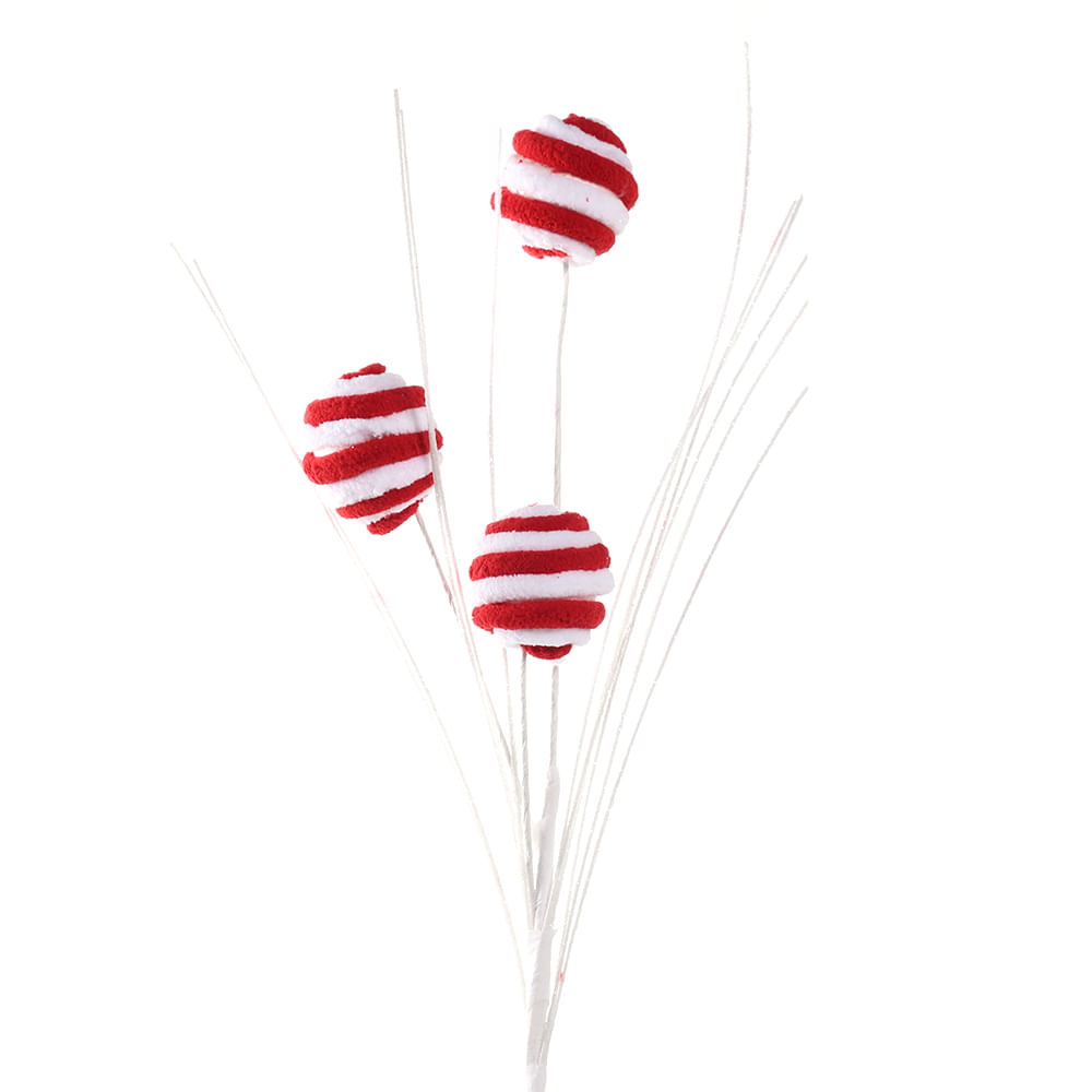 Rama con bolas de caramelo 53 cm