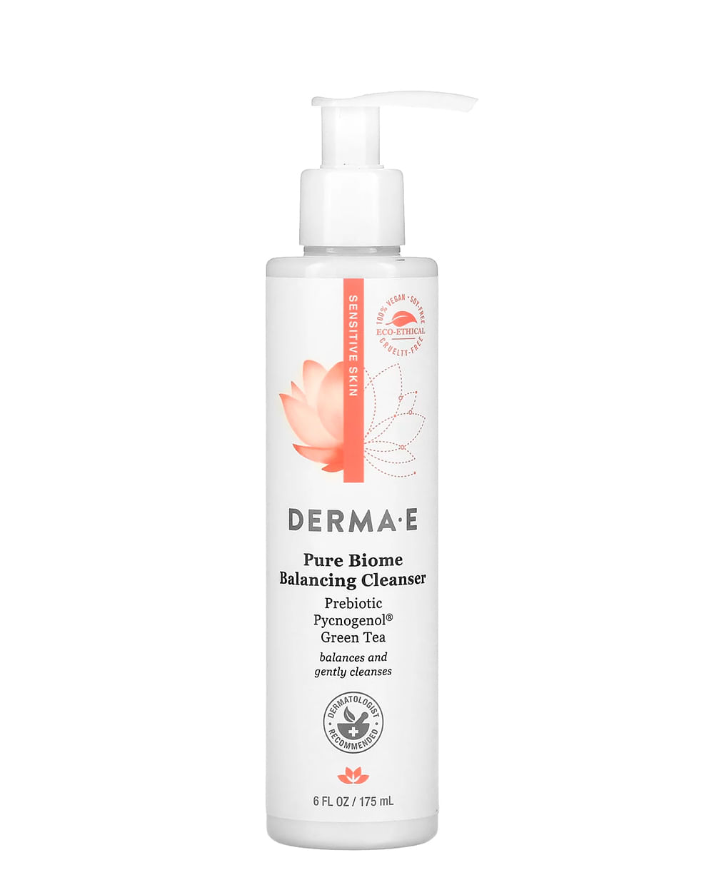 Derma E Pure Biome Balancing Face Cleanser 175ml