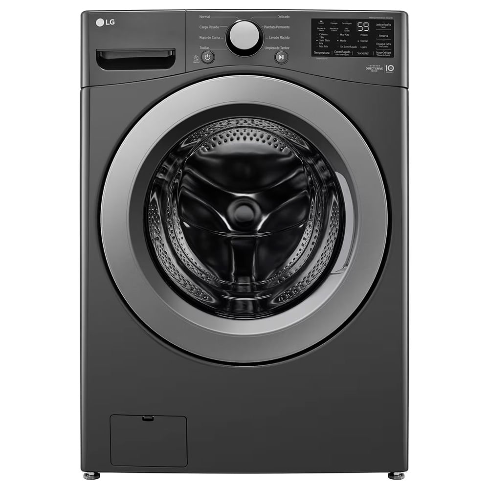Lavadora LG automática carga frontal 25 KG // WM25MV2S6W