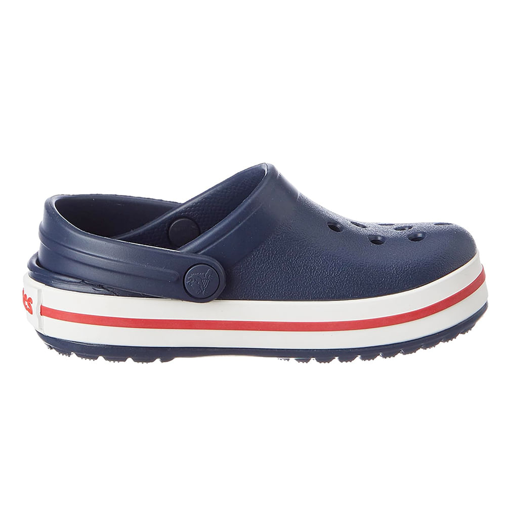 Zueco casual Crocs color azul para niño