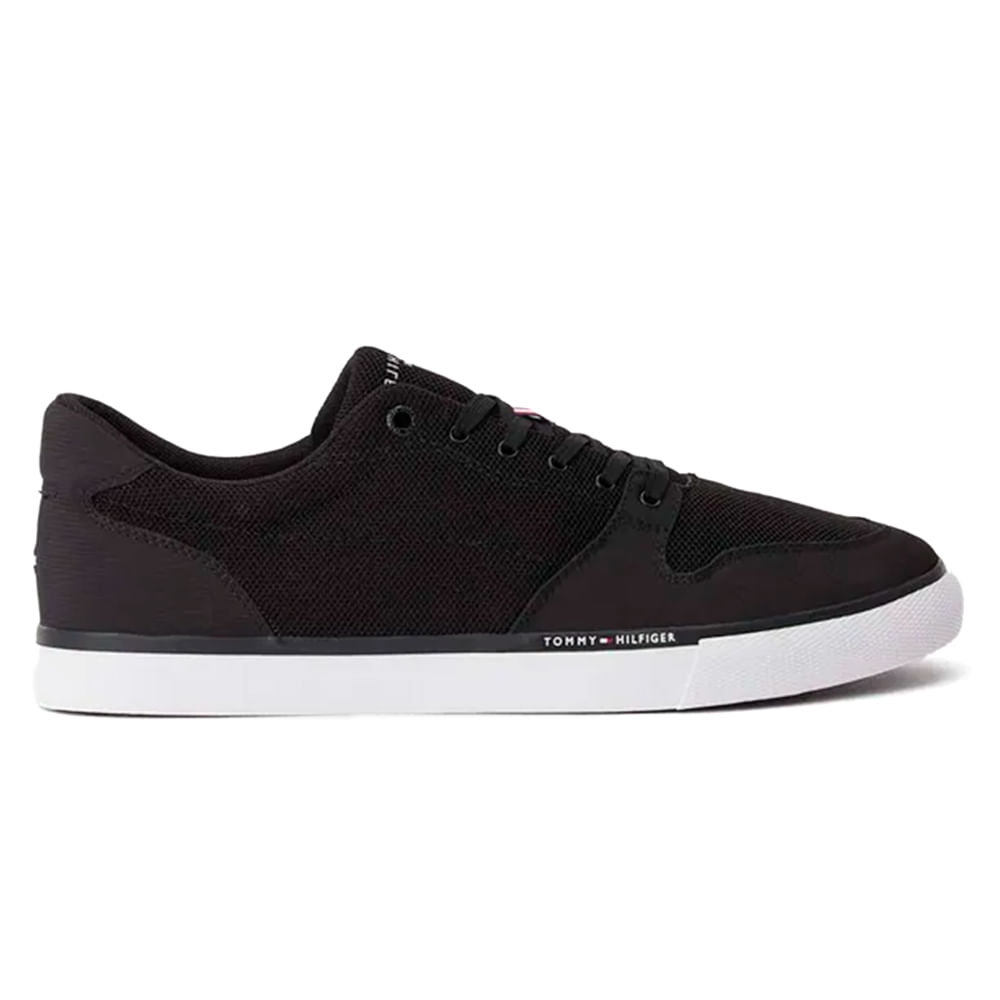 Zapato deportivo casual Tommy Hilfiger negro para hombre