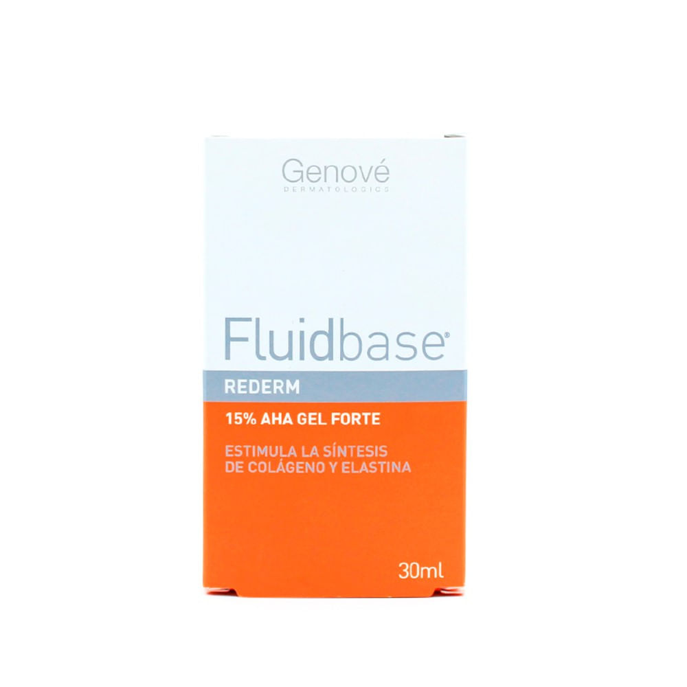 Fluidbase rederm 15% aha gel forte 30ml
