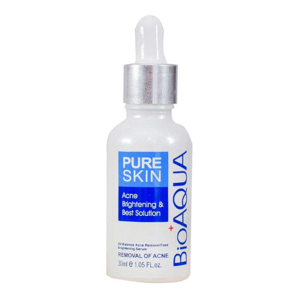 Suero aclarante reparador antiacne pure skin 30ml