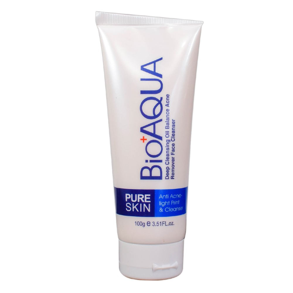 Crema aclarante limpiadora de acne pure skin 100gr