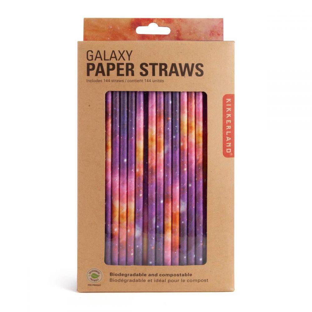 Pajillas de papel Galaxy Paper Straws de 144 piezas