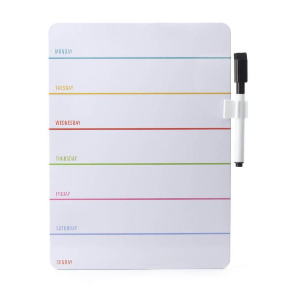 Pizarra dry erase board weekly
