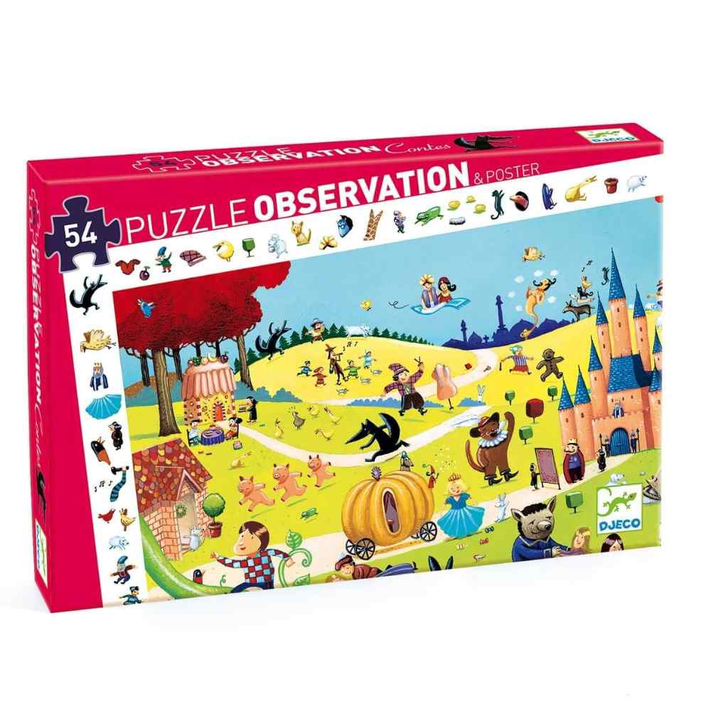 Rompecabezas cuentos, 54 piezas