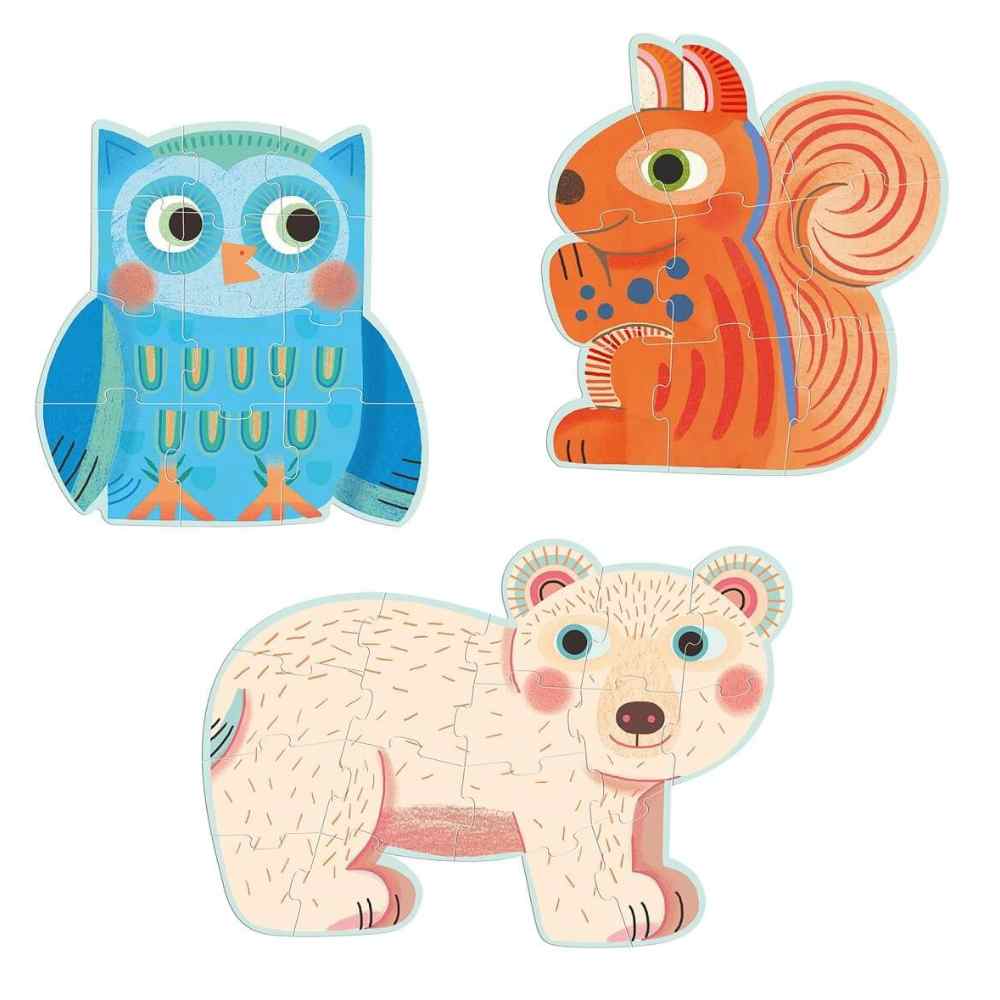 Rompecabezas en el bosque