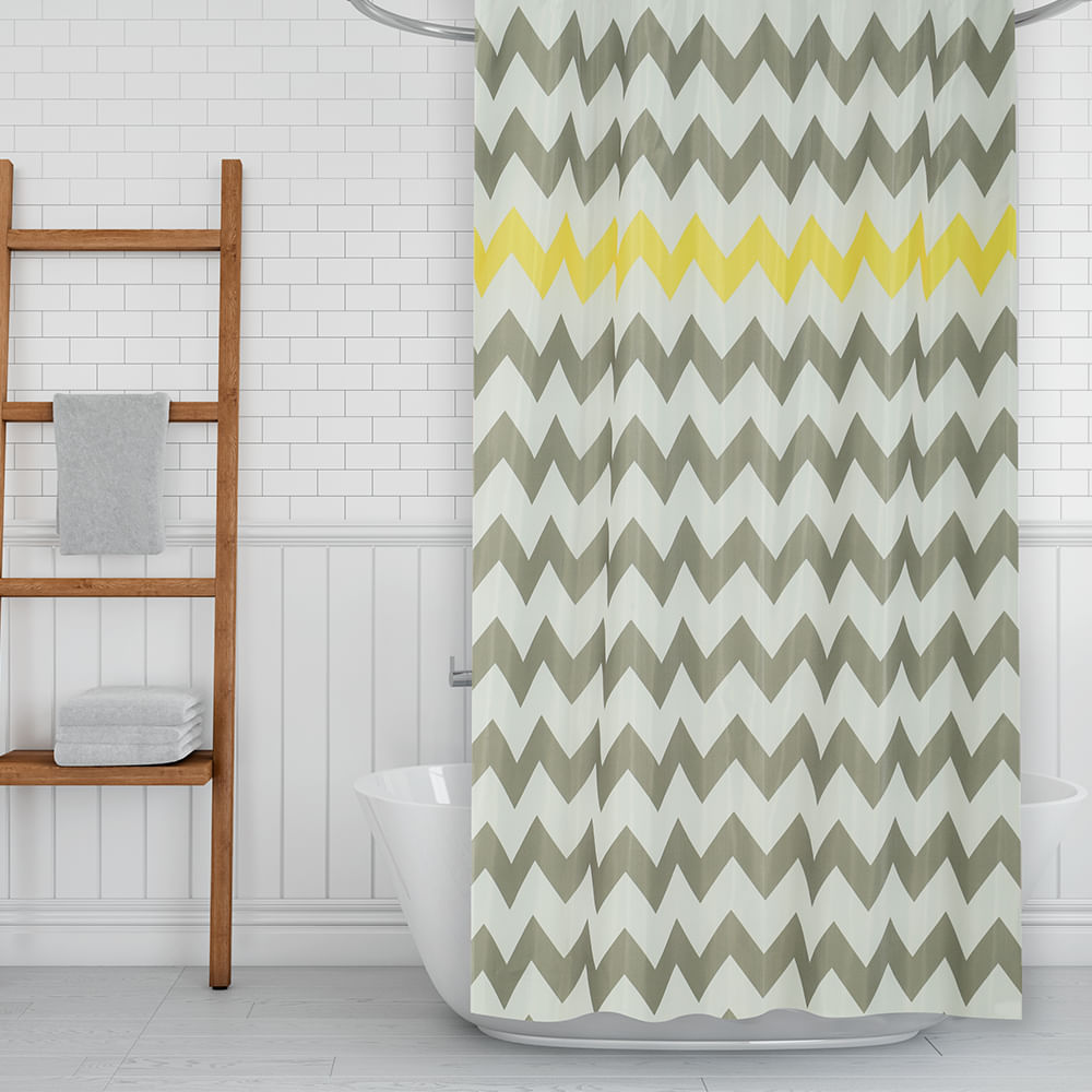 Cortina para ducha con diseño estampado 180x180cm