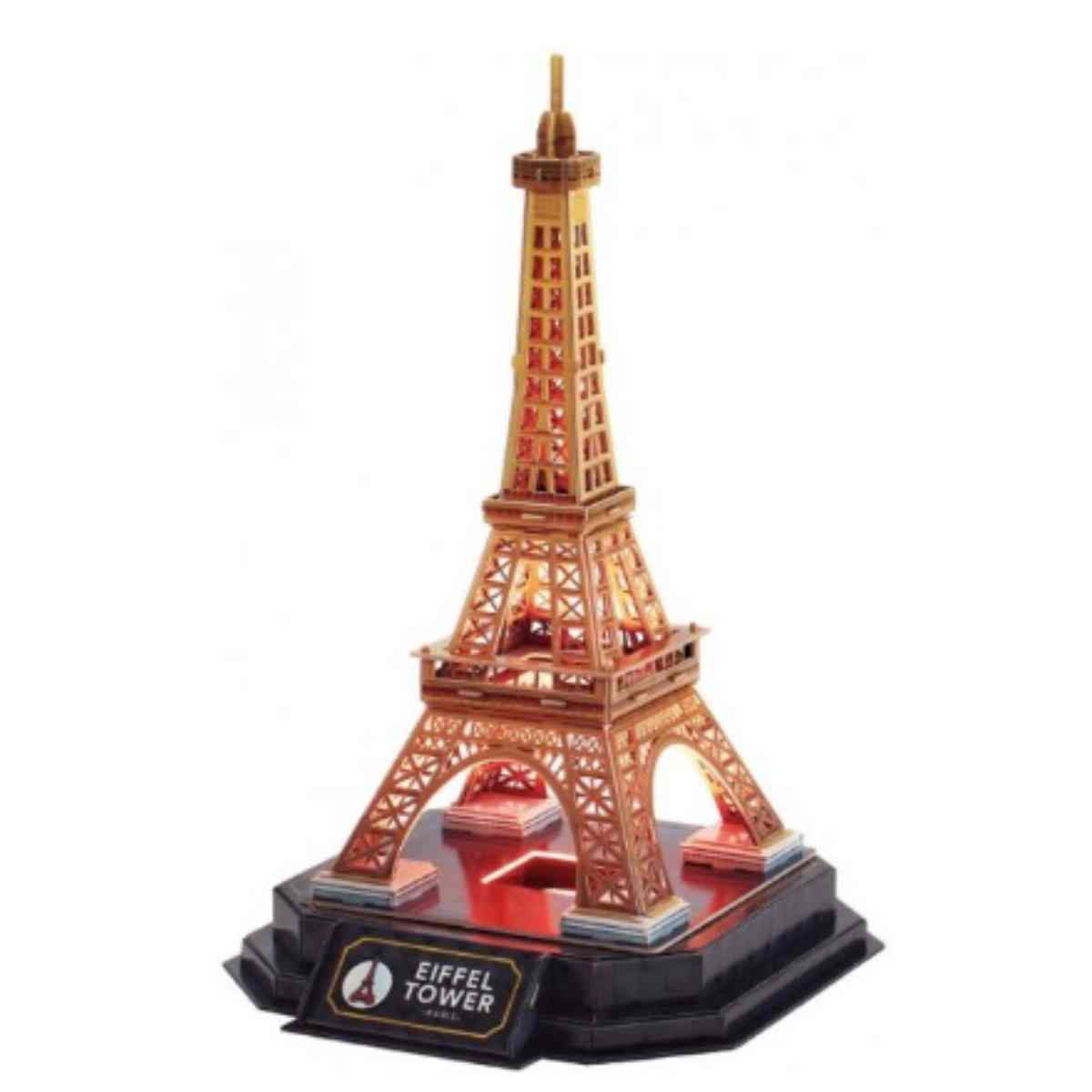 Rompecabezas 3D LED Eiffel Tower Night Edition 51 pcs