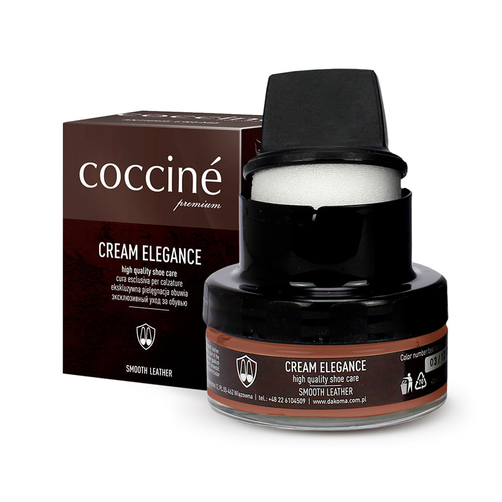 Crema para zapatos color café