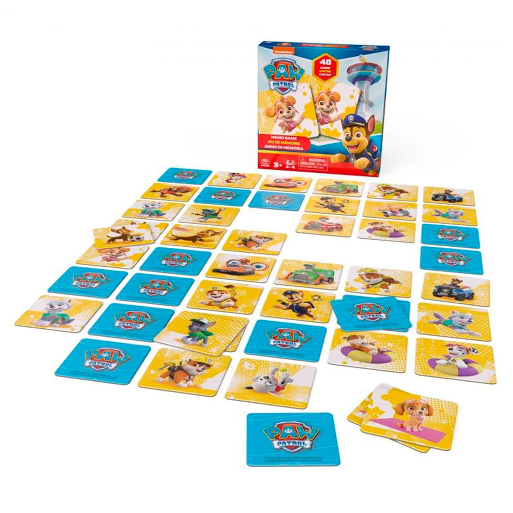 Paw patrol juego de memoria 48 pzs nv