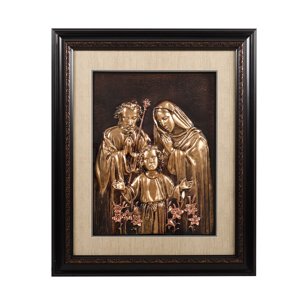 Cuadro religioso sagrada familia 70x84 cm