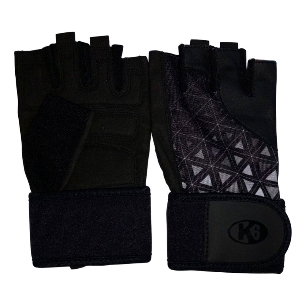 Guantes para training k6 oblivion negro