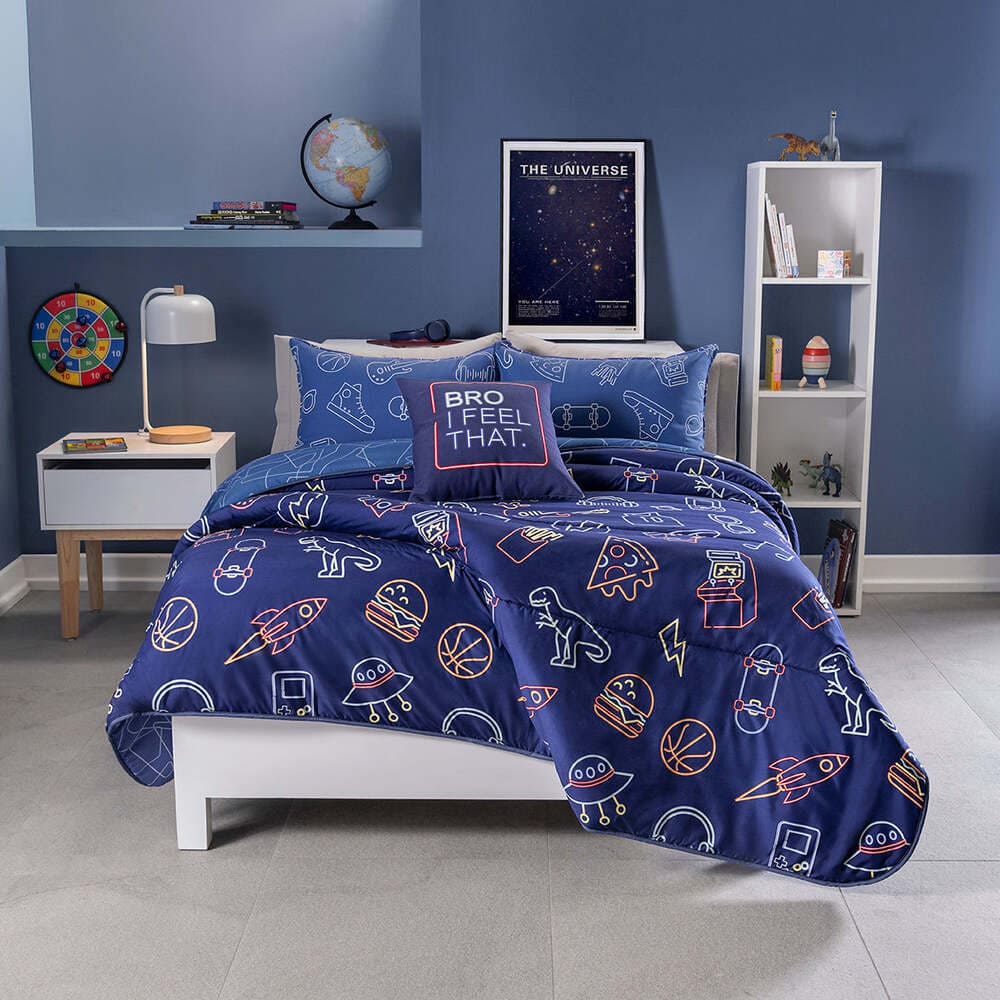 Edredón Reversible Neón