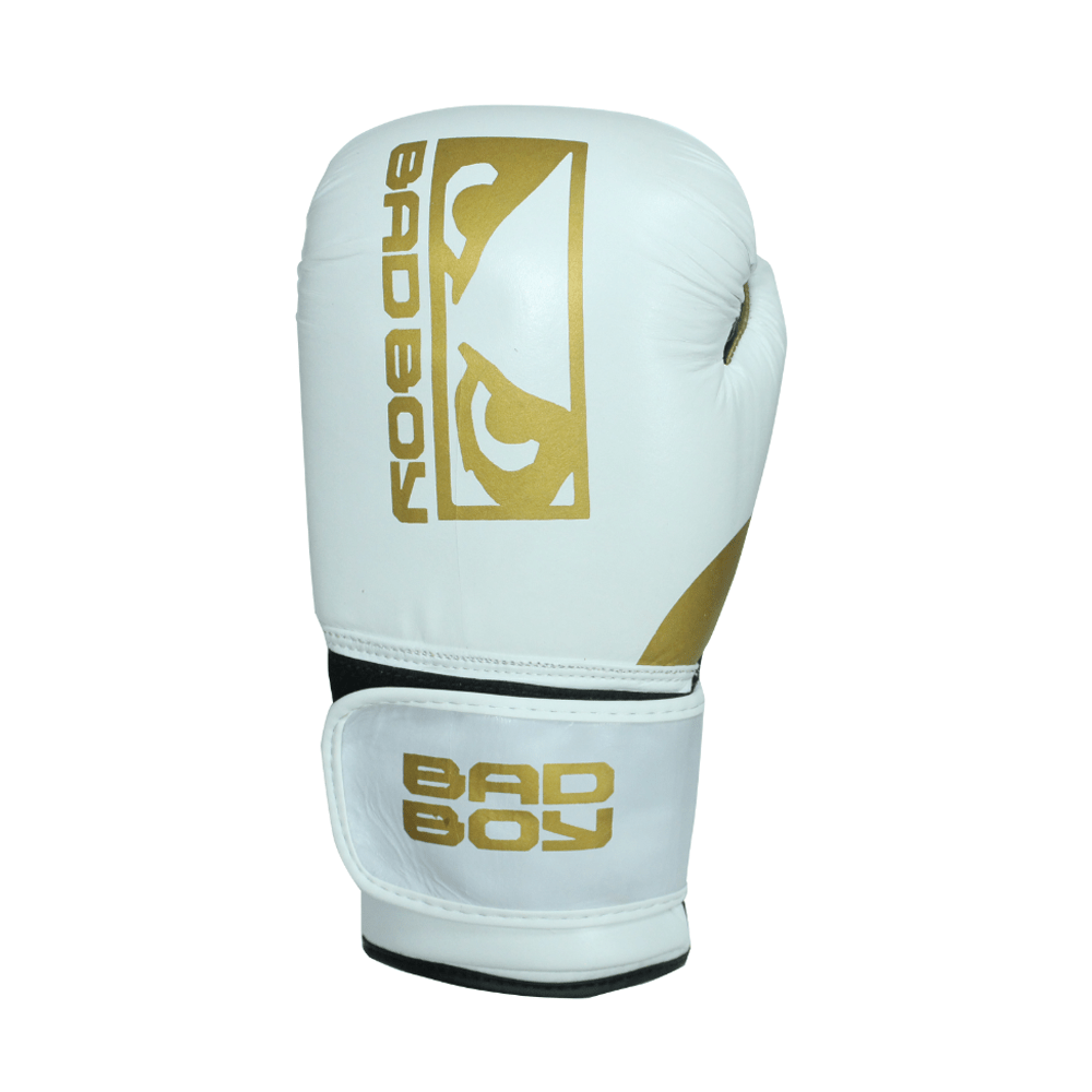 Guantes de boxeo Bad Boy Blanco y dorado