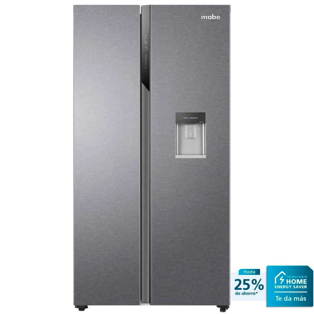 Refrigeradora Side by Side 524 L (18 PCU) Energy saver MSM544LMLSS0 Mabe