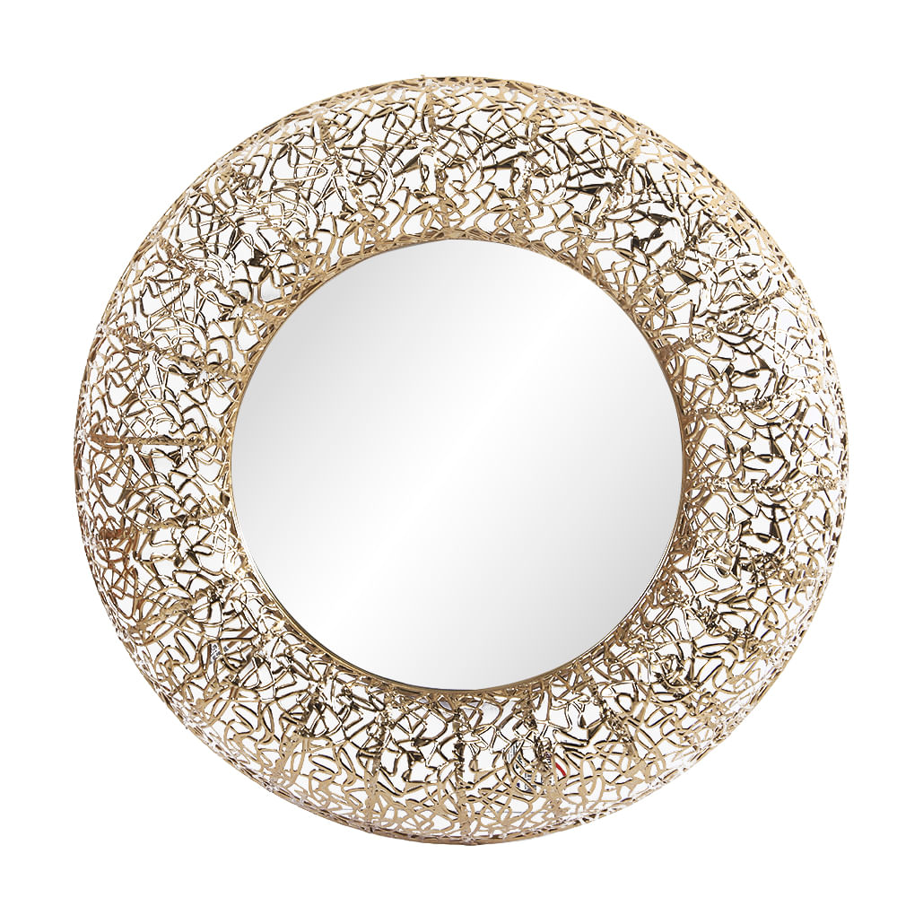 Espejo decorativo 74x74x6 cm