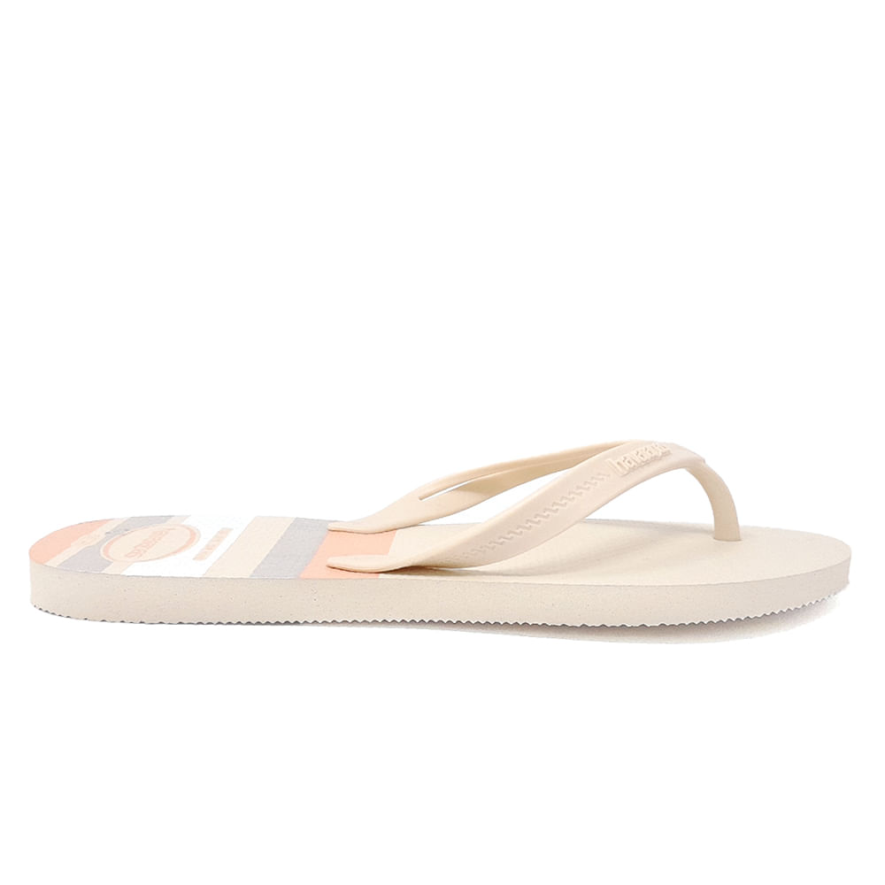 Sandalias de playa Havaianas color beige para mujer