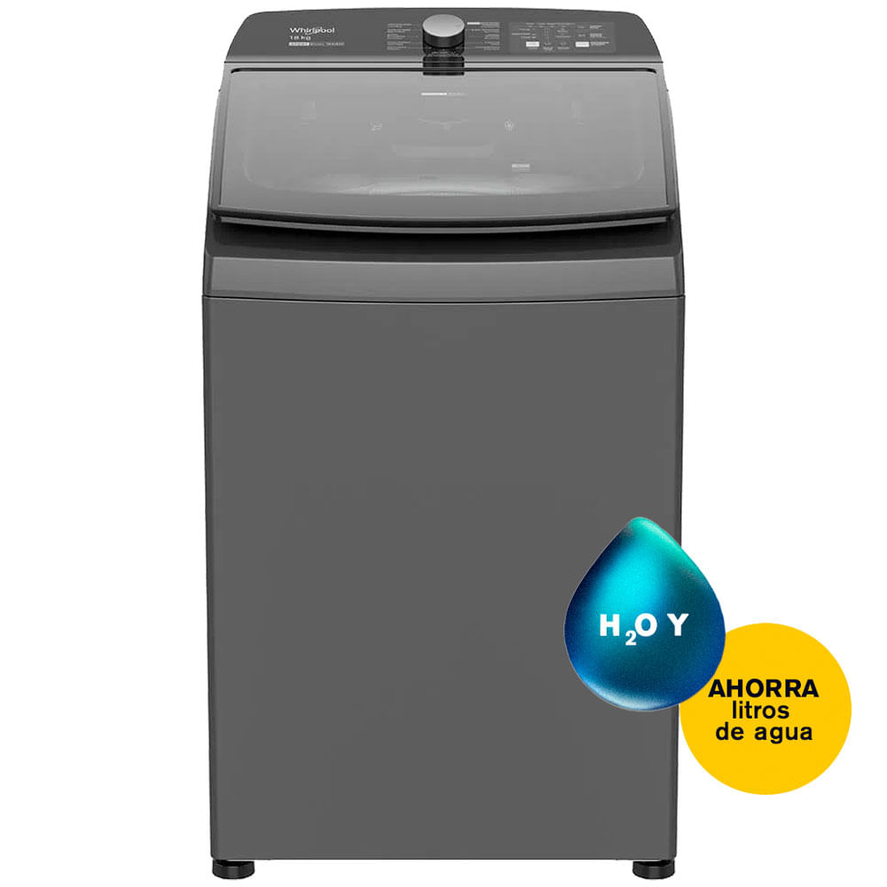 Lavadora automática carga superior Xpert Dual Wash 18 kg WWH18ATALN Whirlpool