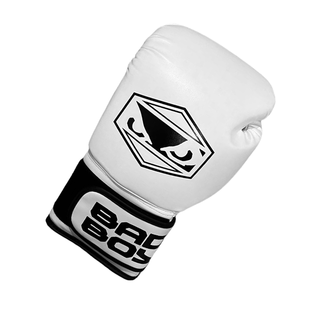 Guantes de boxeo Bad Boy Blanco y negro