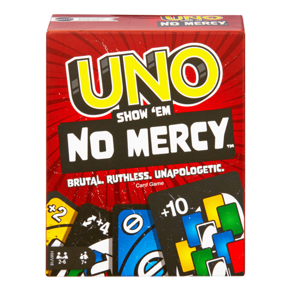Uno juego de cartas show 'em no mercy