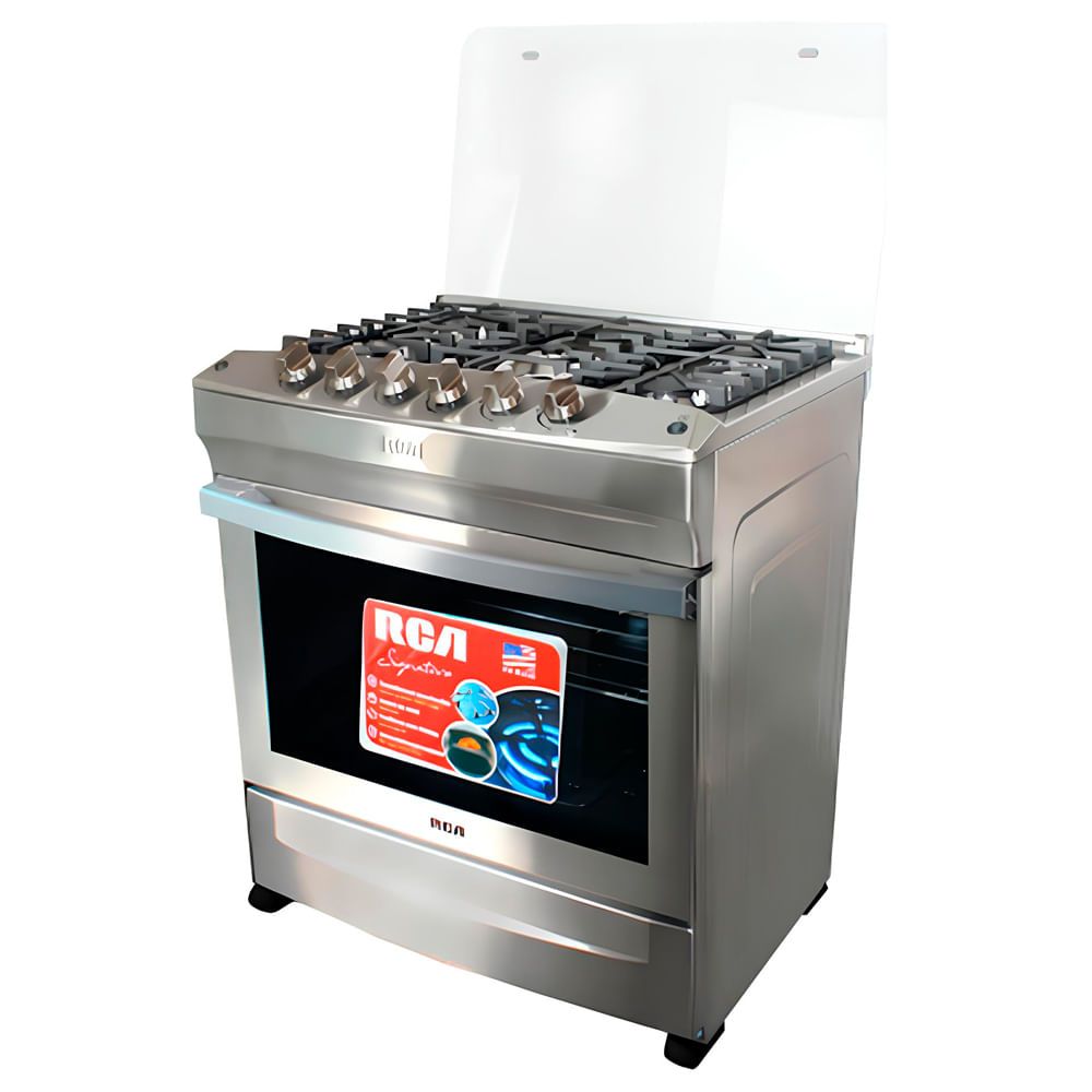 Cocina 5 quemadores con horno a gas 76 cm (30") RCCR7631SS RCA