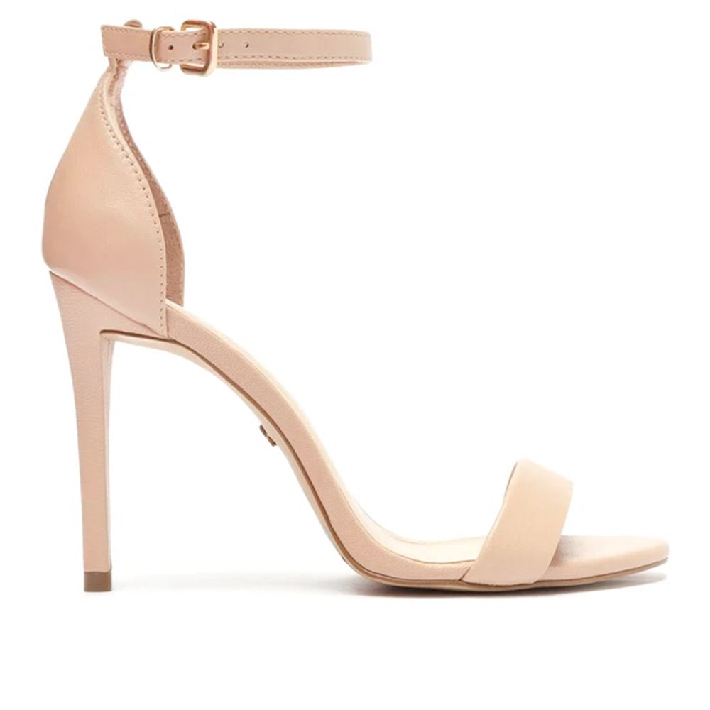 Sandalia de vestir Arezzo color beige para mujer