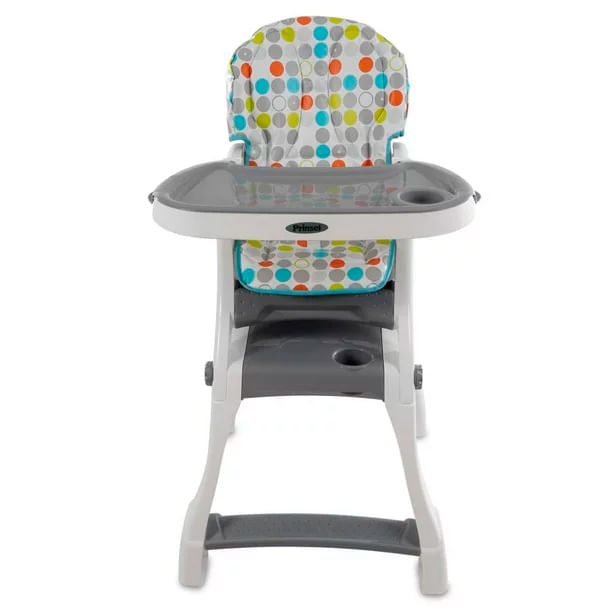 Silla de comer Alta Kinder City círculos para bebé
