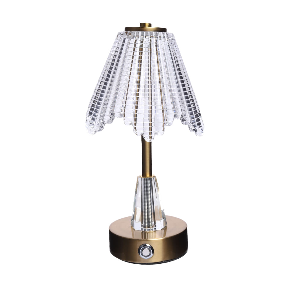 Lámpara de mesa decorativa USB 16x30 cm