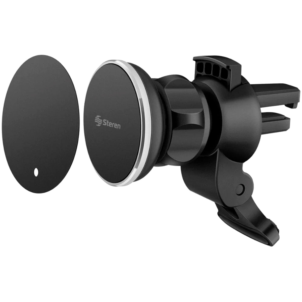 Soporte para celular magnético con pinza para ventilas