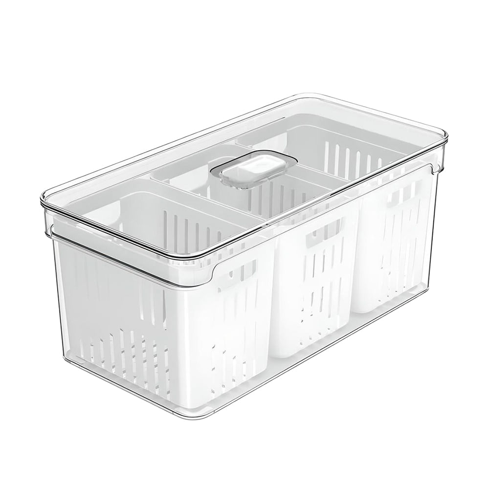 Organizador de alimentos 3 cestas 5 litros