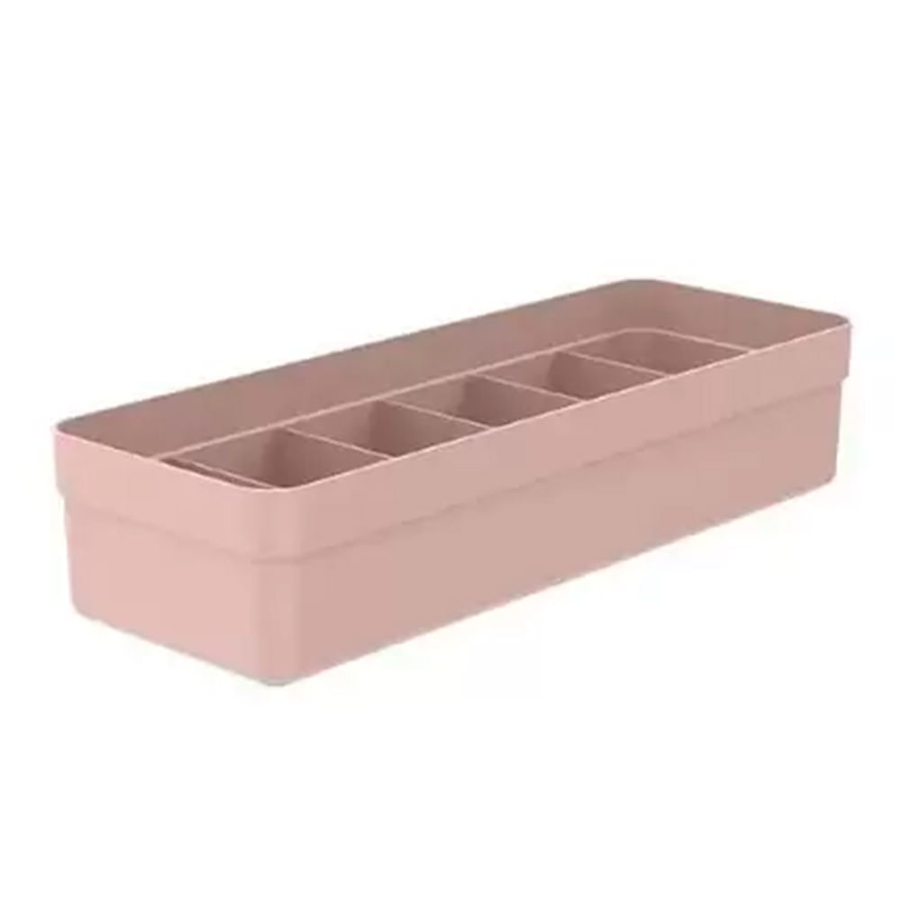 Organizador rosado de plástico