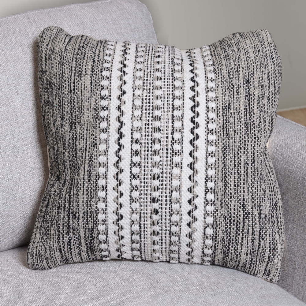Cojín decorativo con textura 45x45 cm