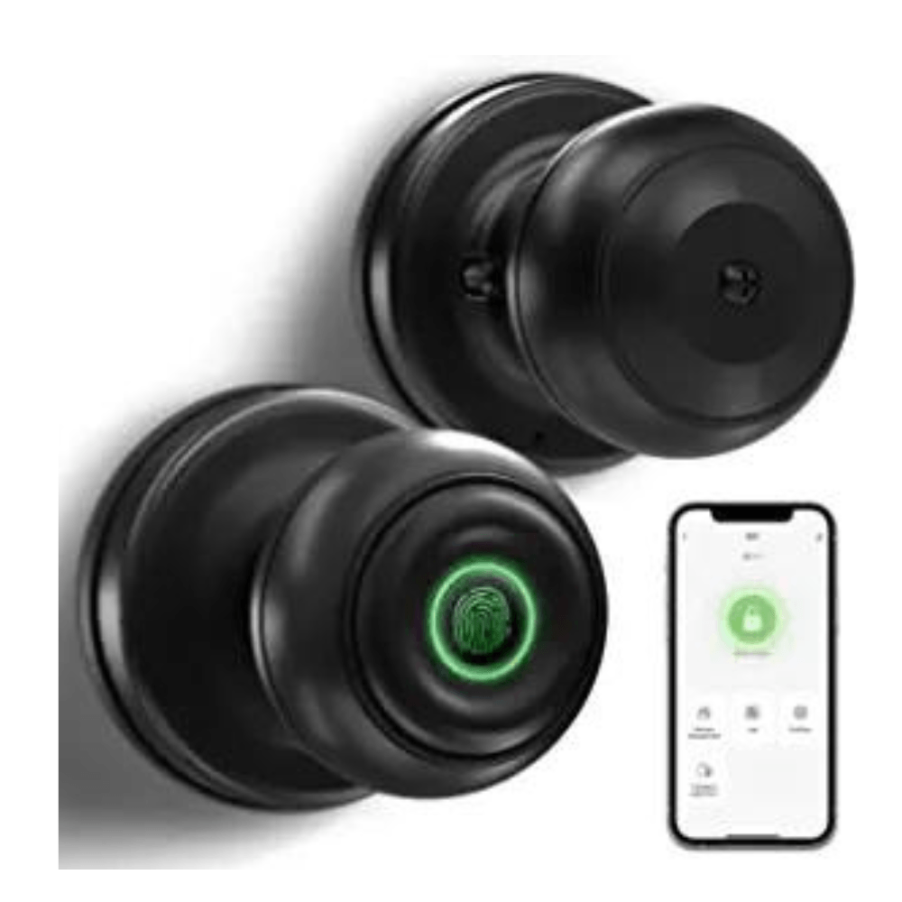 Cerradura inteligente biométrica de huella dactilar para puerta interior