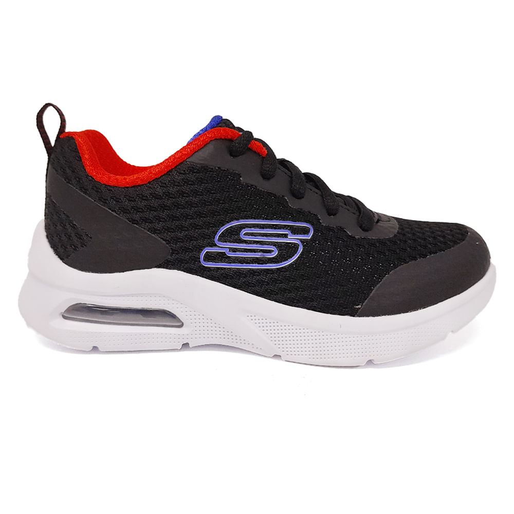 Zapato deportivo Skechers negro para niño