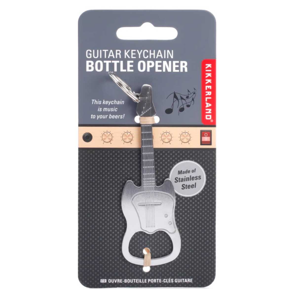 Abrebotellas y llavero guitar