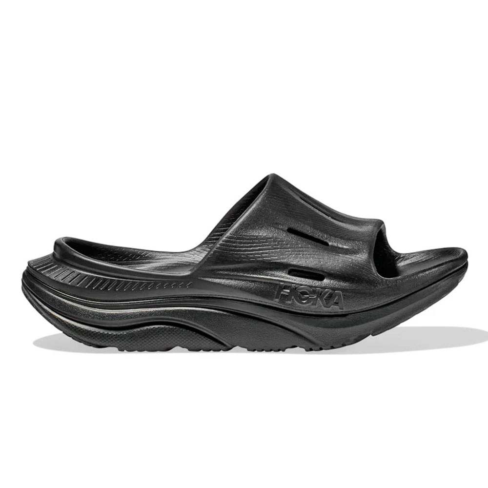 Sandalia Hoka Ora Recovery Slide 3 color negro para hombre