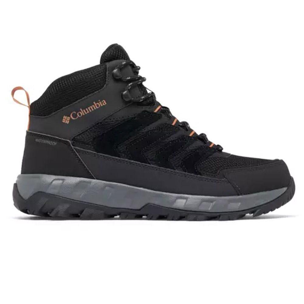 Bota casual Columbia Strata Trail Mid WP color negro para hombre