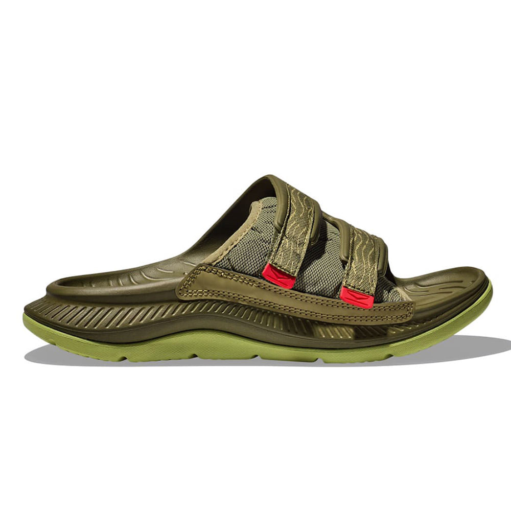 Sandalia Hoka Ora Luxe color verde para hombre