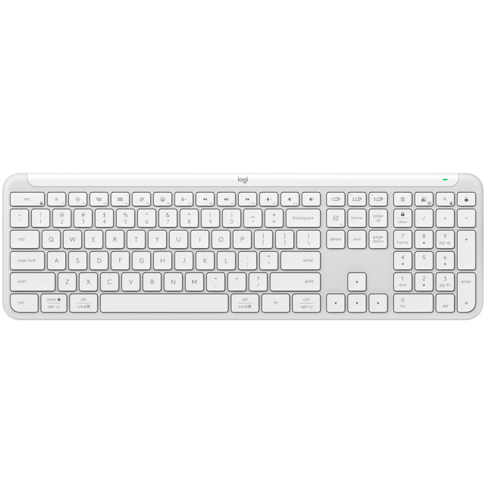Teclado inalámbrico Signature K950 blanco