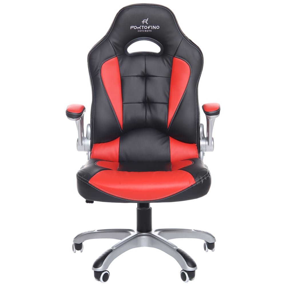 Silla Gamer - negro con rojo