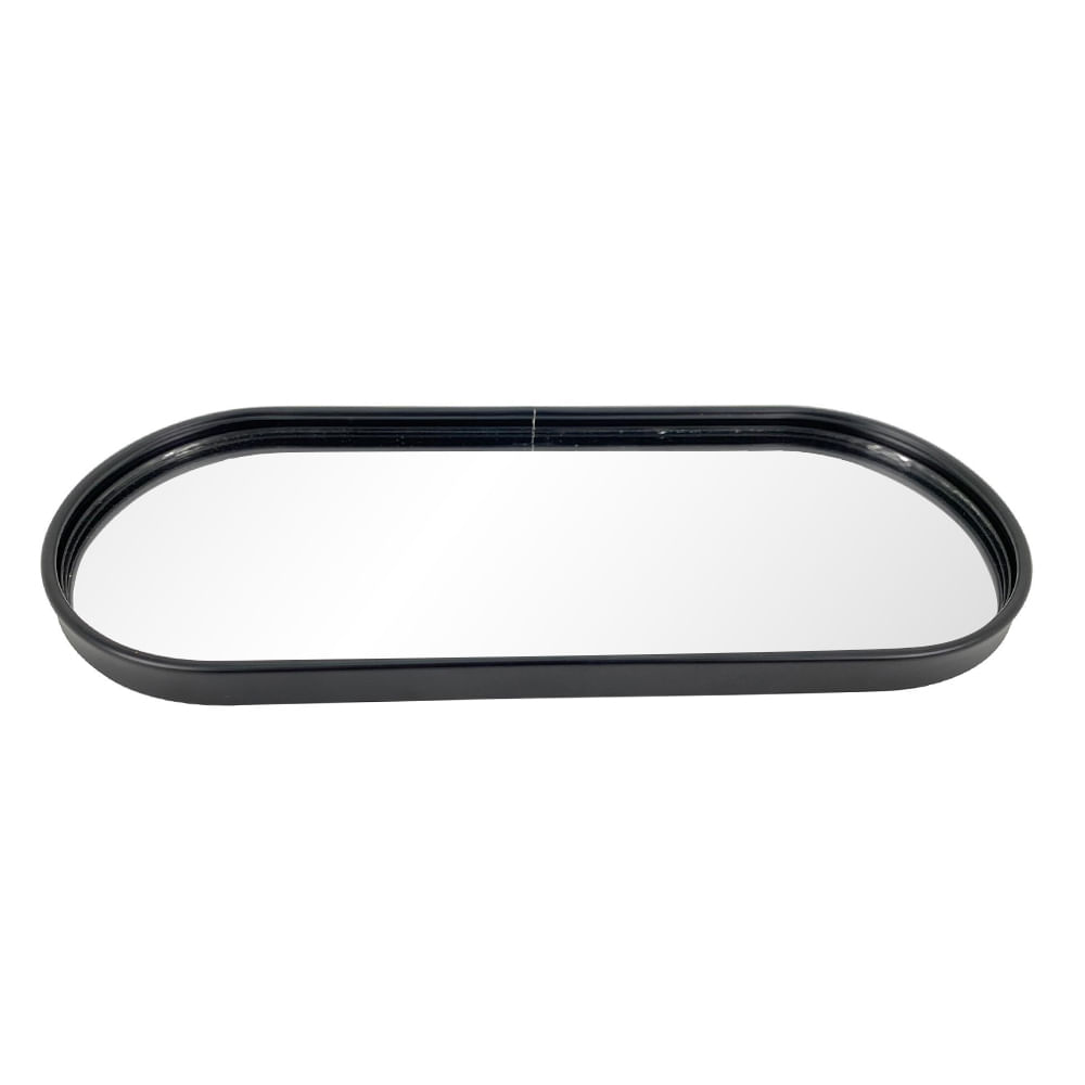 Bandeja decorativa de metal 12x30x1.6cm