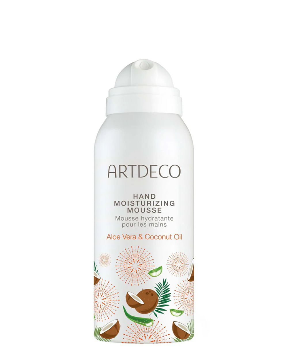 Hand moisturizing mousse