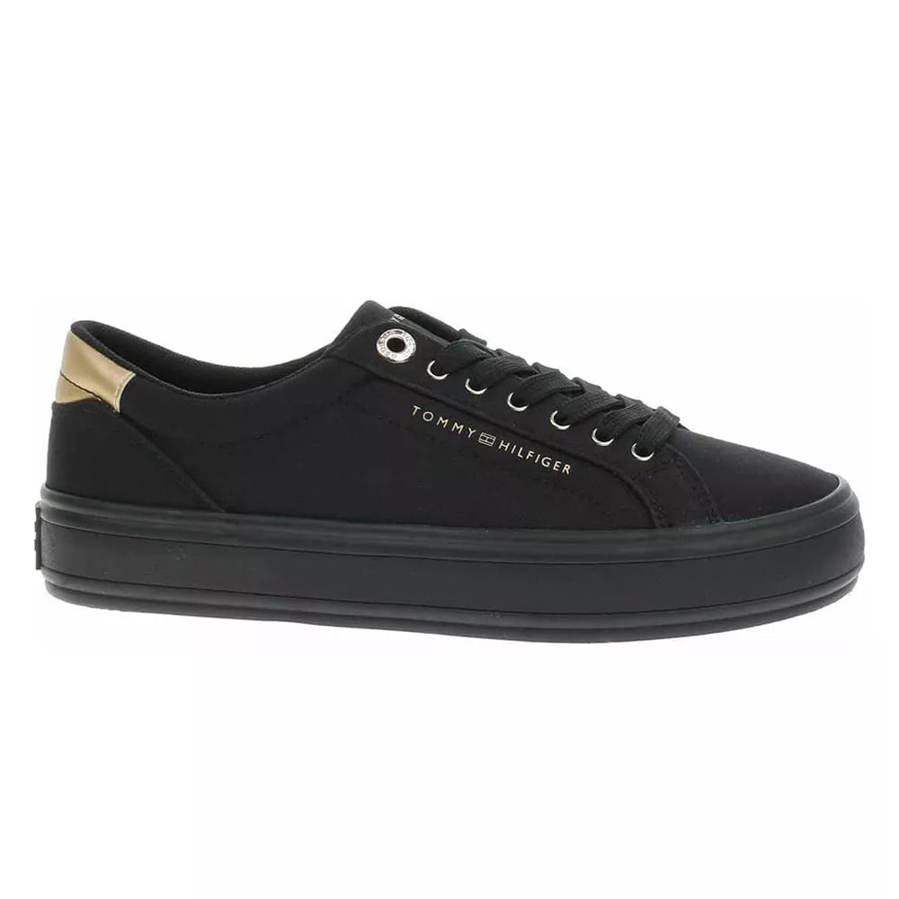 Zapato casual Tommy Hilfiger color negro para mujer