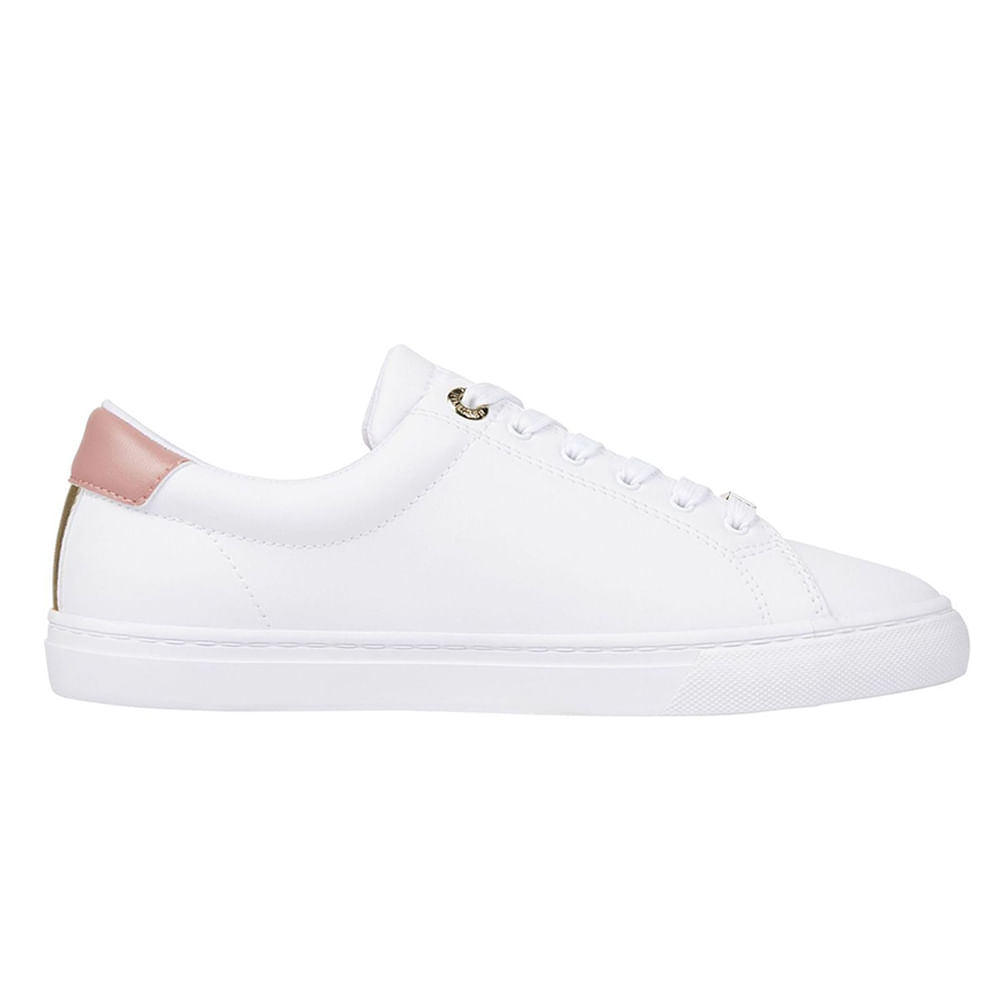 Zapato deportivo casual Tommy Hilfiger blanco para mujer