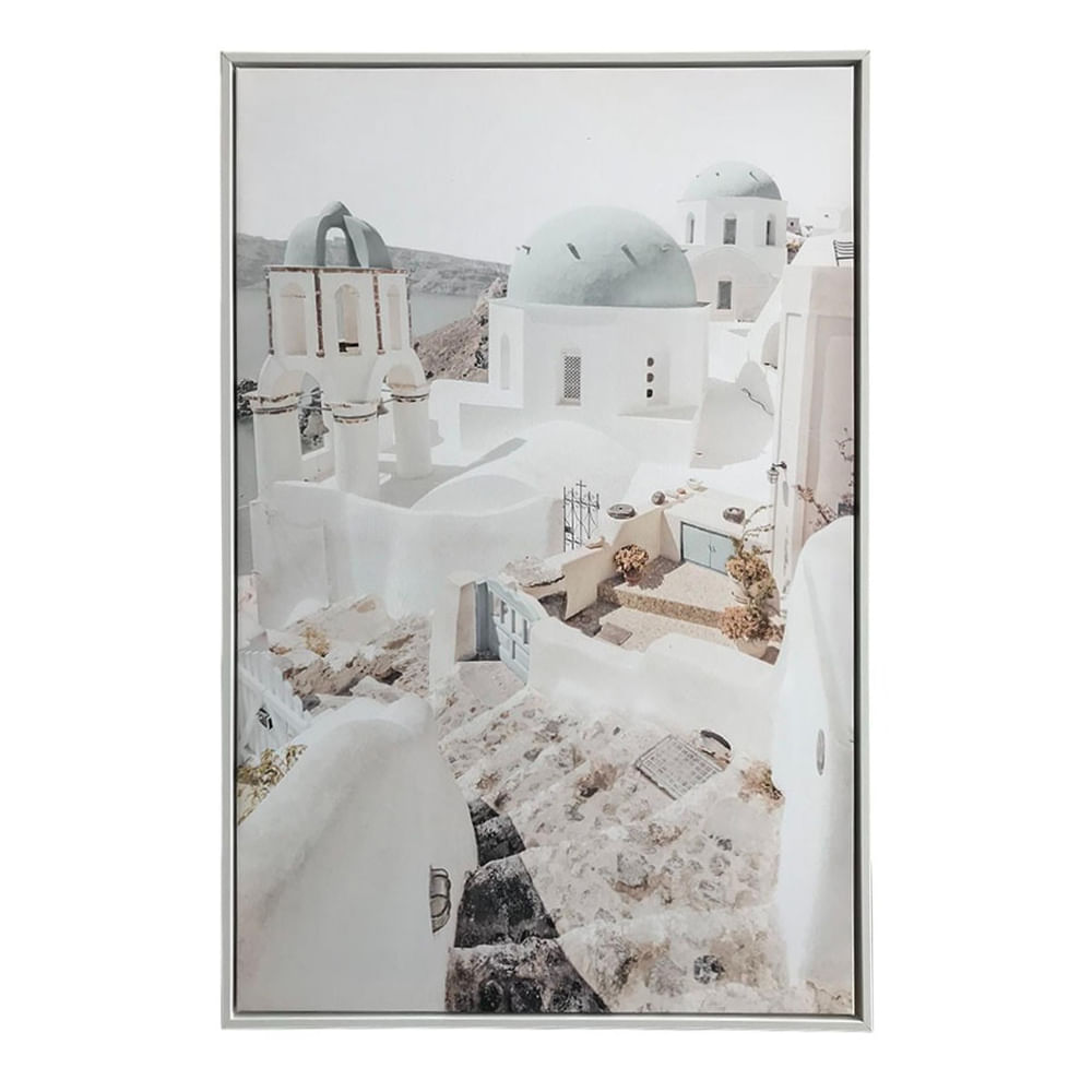 Cuadro decorativo Santorini 90x60x4 cm