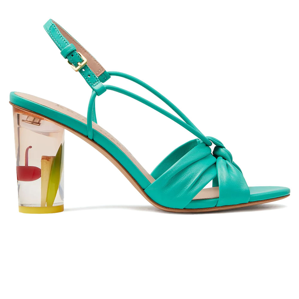 Sandalia casual Kate Spade color verde para mujer